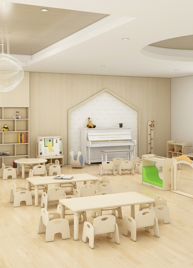 F202251妙想花園·旋轉(zhuǎn)書(shū)柜-幼兒園家具